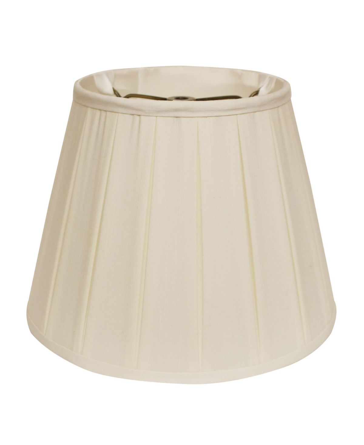 Cloth&Wire Slant English Box Pleat Softback Lampshade with Washer Fitter - Off-white