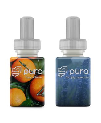 Pura Smart Home Fragrance Diffuser with Yuzu Citron & Simply Lavender Fragrances
