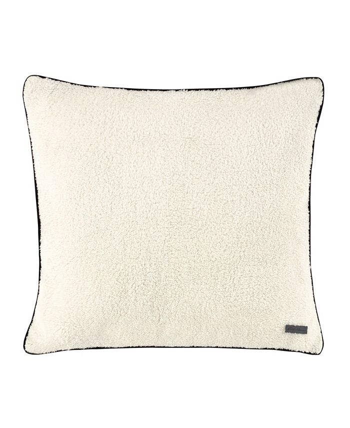 Eddie Bauer Ivory Sherpa Throw Pillow Macy's