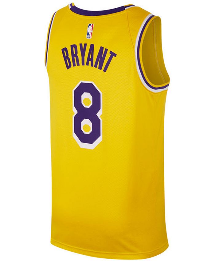 Nike Men's Kobe Bryant Los Angeles Lakers Icon Swingman Jersey - Macy's