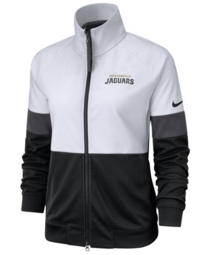 Nike Women's Jacksonville Jaguars Track Jacket In Black/charcoal
