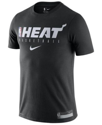 Nike Men's Miami Heat Grey Practice T-Shirt, Small, Gray