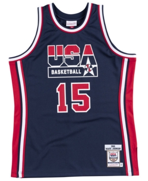 Mitchell & Ness Men's Magic Johnson Authentic Usa Jersey