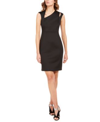 calvin klein asymmetrical dress