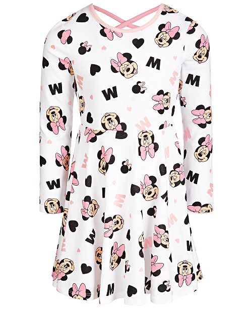 Disney Toddler Girls Minnie Mouse Printed Skater Dress Reviews
