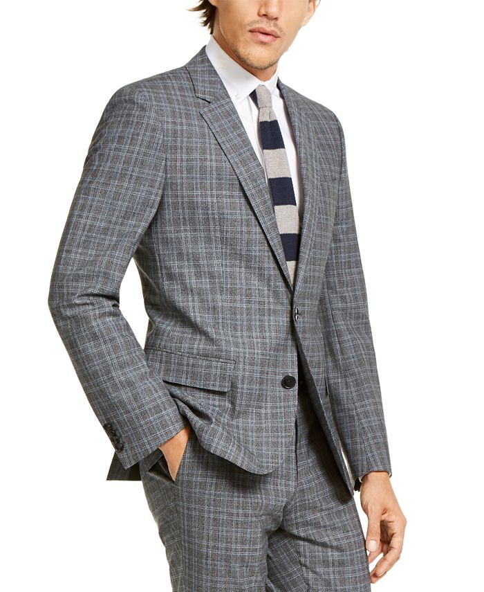 HUGO Men's Slim-Fit Stretch Wool Suit Separate Jackets - Macy's