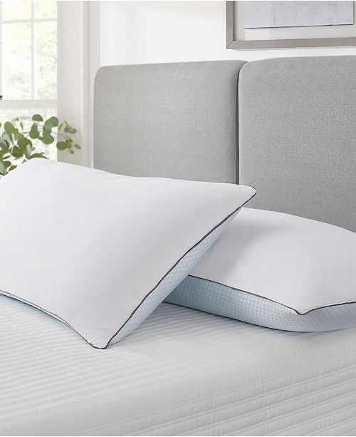 Elle Decor Summer Winter White Goose Feather Pillow 2 Pack King