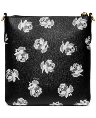 black floral purse