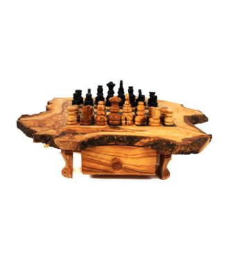 Beldinest Olive Wood Chess Set