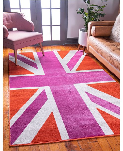 Jane Seymour Union Jane Jso005 Pink 8 X 10 Area Rug Reviews Rugs Macy S