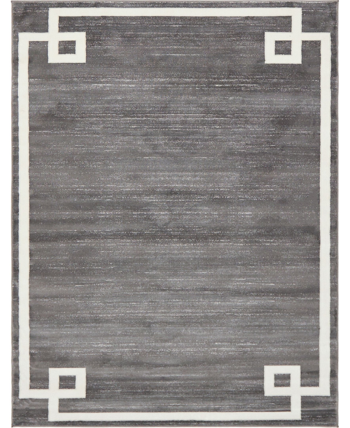 Jill Zarin Lenox Hill Uptown Jzu005 Gray 8' x 10' Area Rug - Gray