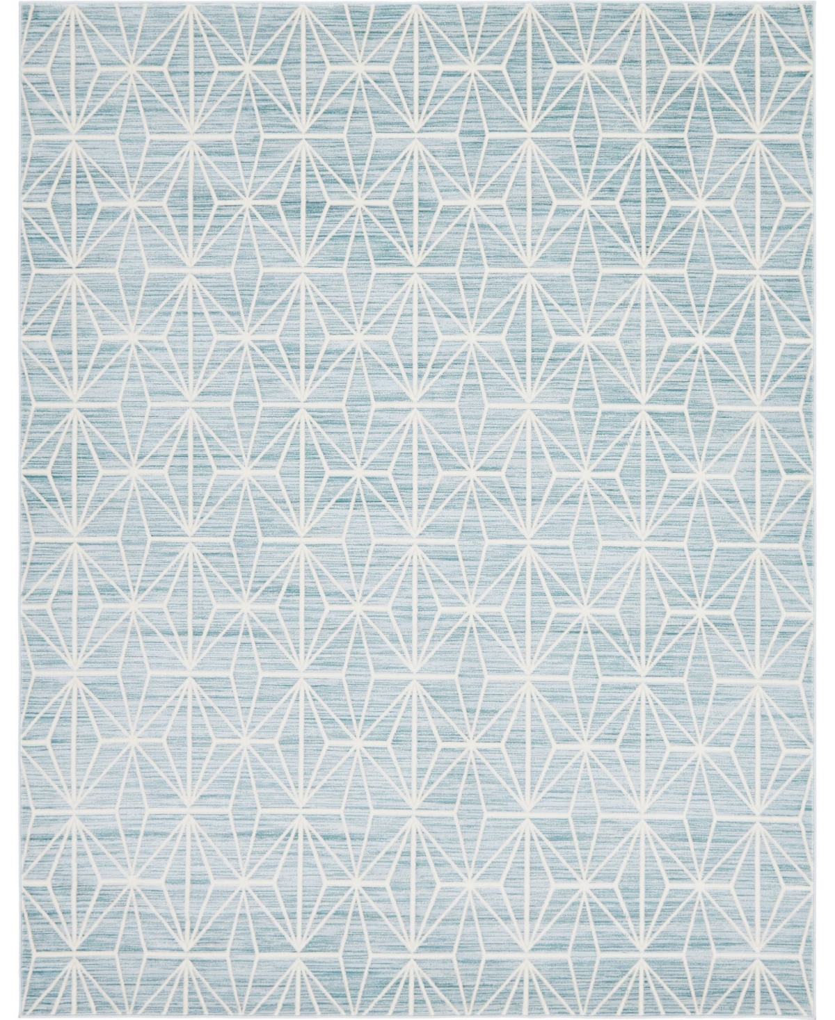 Jill Zarin Fifth Avenue Uptown Jzu002 Blue 8' x 10' Area Rug - Blue