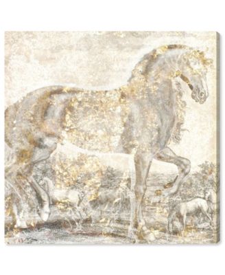 Brilliant Equestrian Canvas Art, 16" x 16"