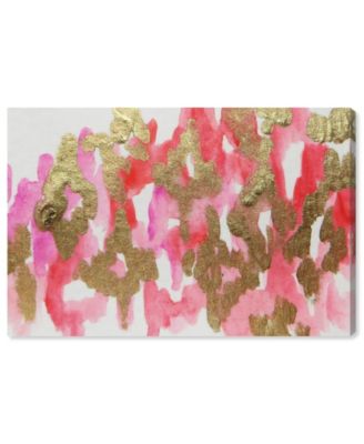Pink Palaris Canvas Art, 15" x 10"