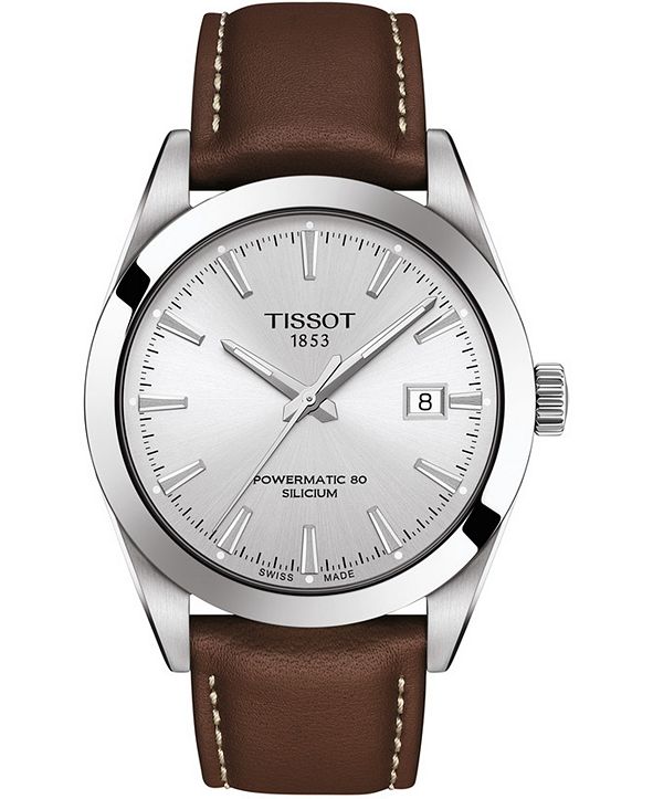 Tissot Men's Swiss Automatic TClassic Gentleman Powermatic 80 Silicium