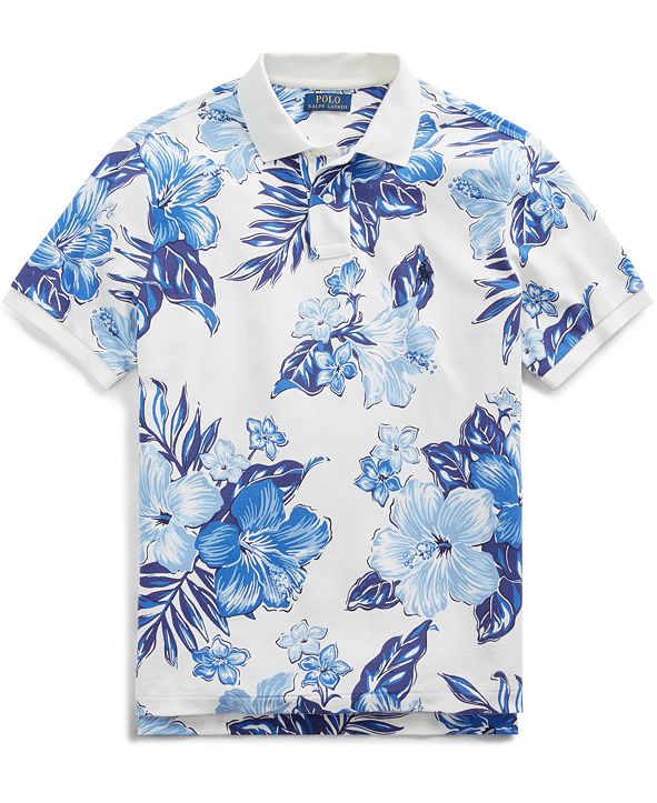 Polo Ralph Lauren Men's Custom Slim Fit Tropical Print Polo Shirt ...