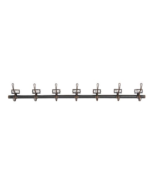 3r Studio 7 Numbered Wall Hooks On Rod Reviews All Wall Decor Home Decor Macy S