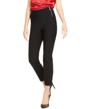 image of Inc Side-Zip Skinny Pants, Created for Macy-s