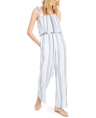 macys striped jumpsuit