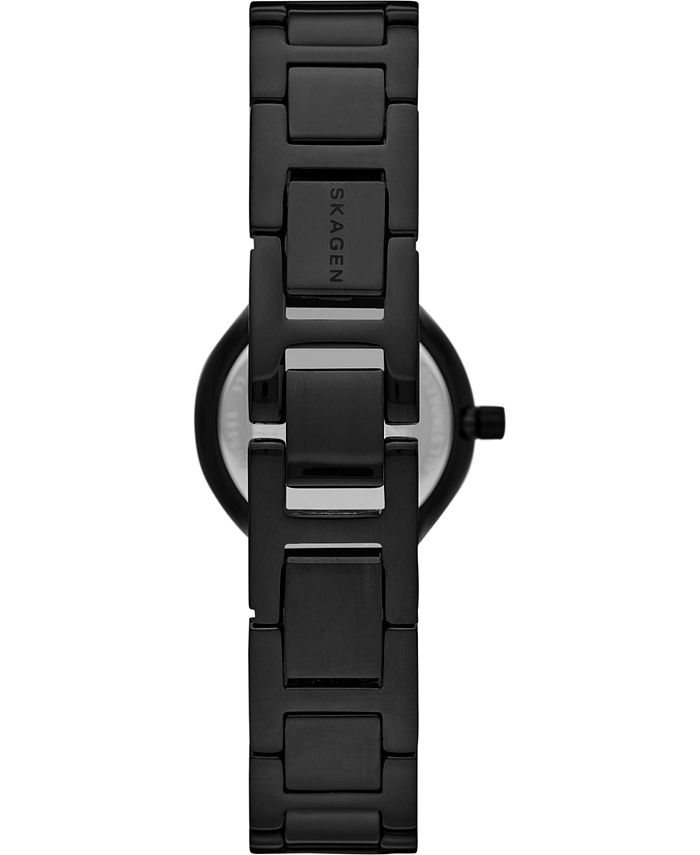 Skagen Women's Freja Black Stainless Steel Bracelet Watch 26mm - Macy's