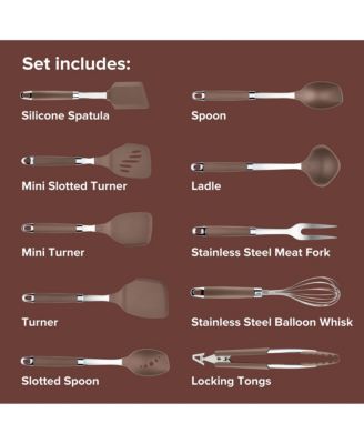 SureGrip Nylon Nonstick Kitchen Utensil 10-Pc. Set