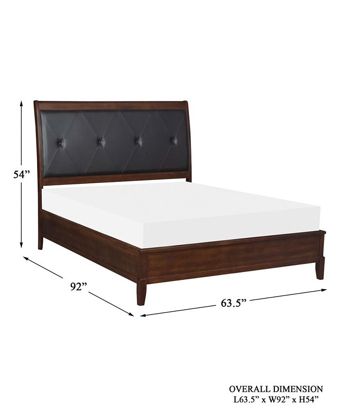 Furniture Norhill Sleigh Bed Queen Macy's