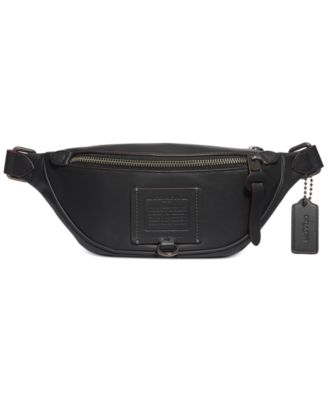 leather mens belt bag