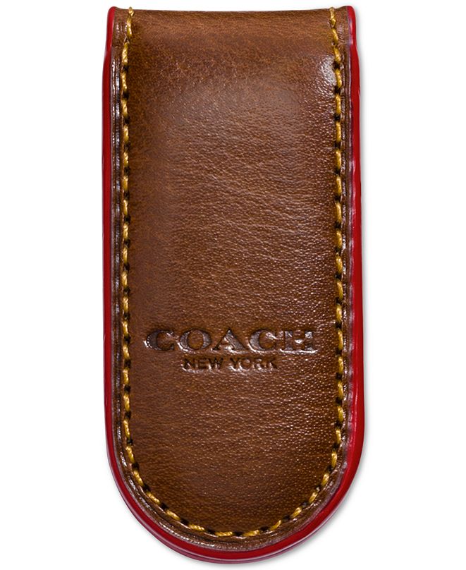COACH Men's Leather Money Clip & Reviews All Accessories Men Macy's
