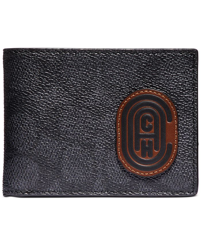 COACH Men s Signature Slim Wallet Macy s
