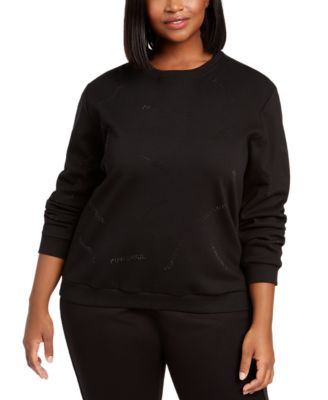 macys plus size sweatshirts