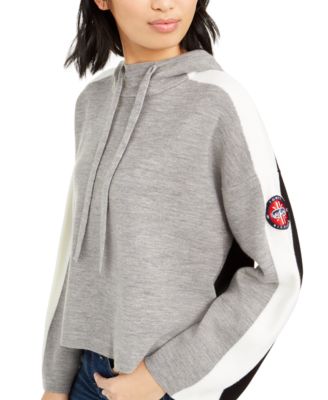 tommy hilfiger cropped hoodie