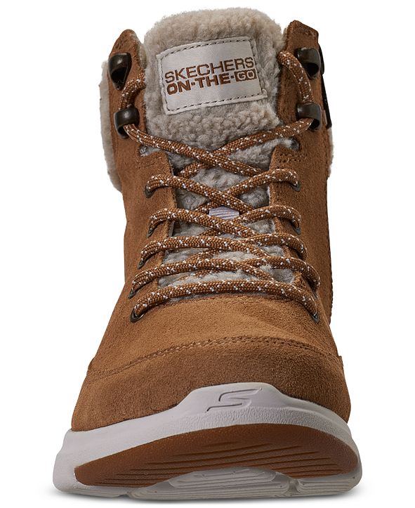 skechers glacial ultra lace up boot