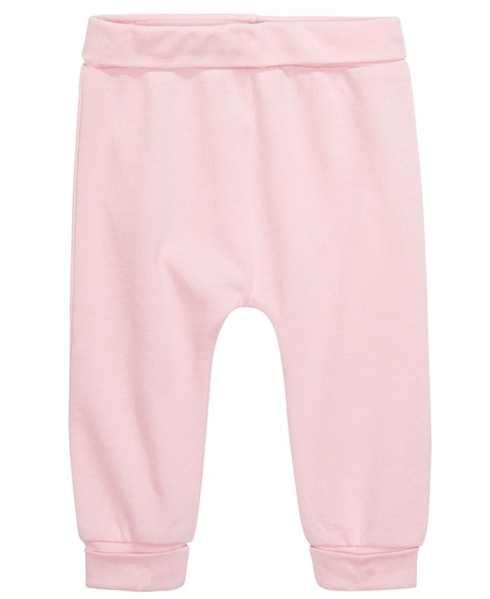 First Impressions Baby Girls HeartBack Jogger Pants, Created for Macy's Macy's