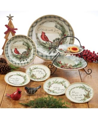 Certified International Holly & Ivy Dinnerware Collection