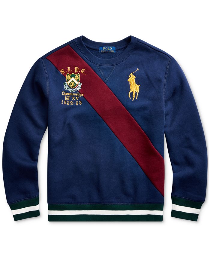 Polo ralph lauren royal crest sweatshirt sale
