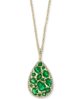 effy emerald pendant