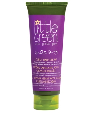 Shop Little Green Kids Curly Hair Cream, 4.2 Oz. In Purple