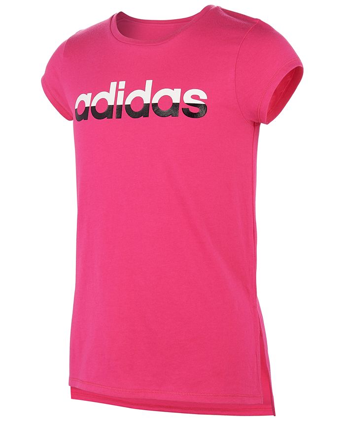 adidas Big Girls Logo-Print T-Shirt - Macy's