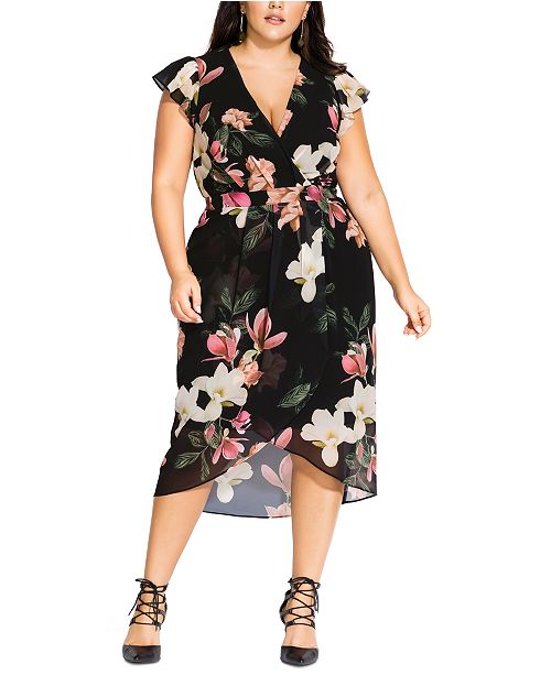 City Chic Trendy Plus Size Winter Jasmine Dress Reviews Dresses