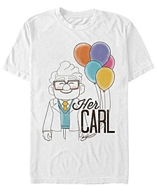 Pixar Men's Up Her Carl, Short Sleeve T-Shirt