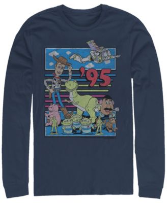 Disney Pixar Men's Toy Story 95 Retro Distressed, Long Sleeve T-Shirt