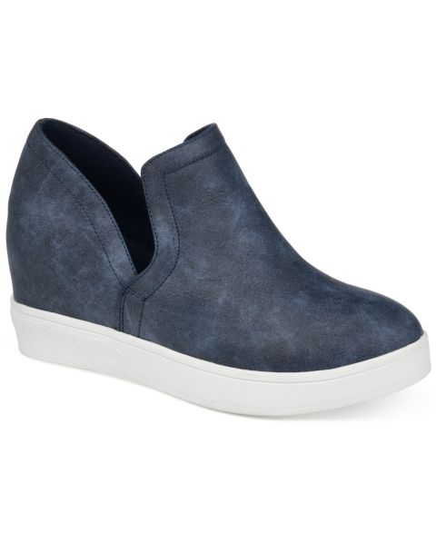 Женские кроссовки Journee Collection Cardi Platform Wedge, цвет: Синий