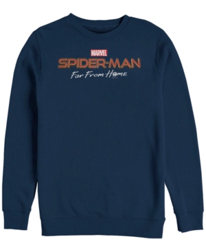 Marvel Men's Spider-Man Far From Home Crewneck Fleece