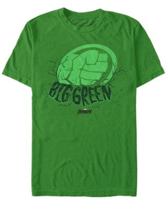 Marvel Men's Hulk Big Green Punch, Short Sleeve T-shirt - Macy's