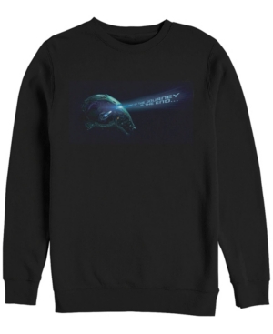 Marvel Men's Avengers Endgame Iron Man Helmet Crewneck Fleece