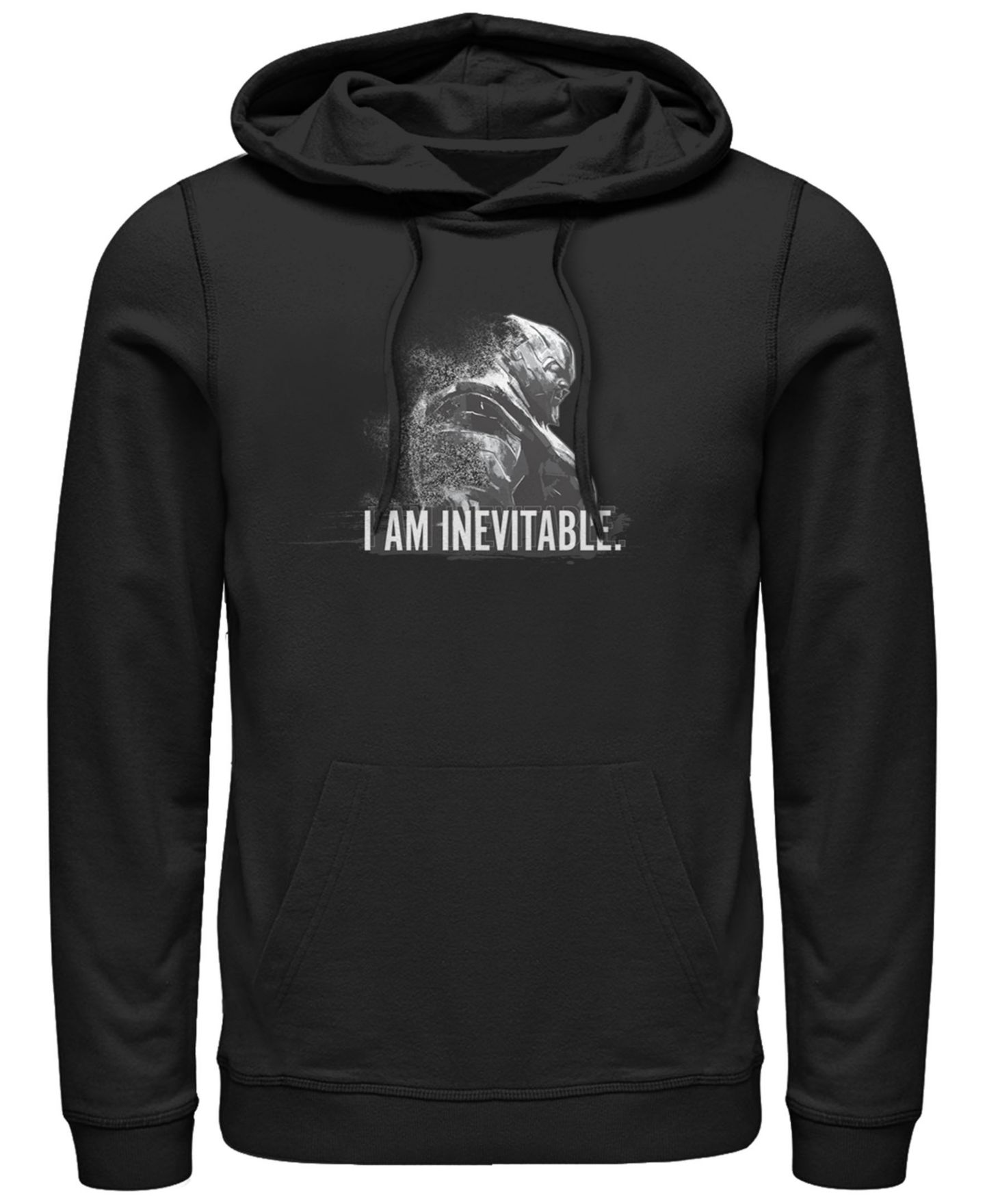 Мужское худи Fifth Sun Marvel Avengers Endgame Inevitable Thanos, Pullover, цвет: Чёрный — фото 1