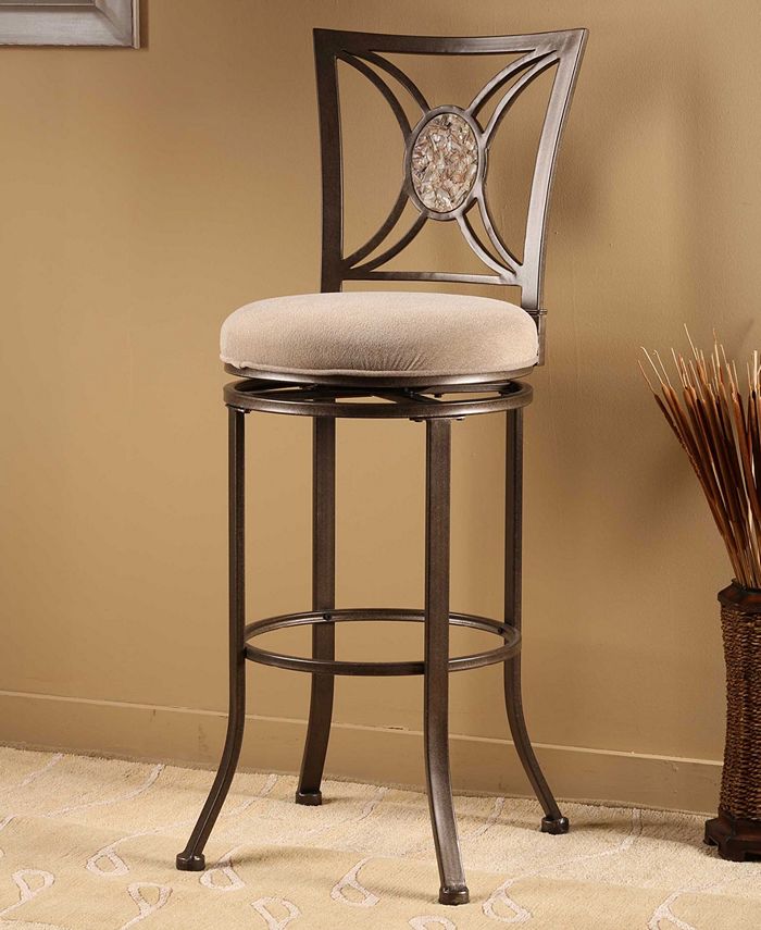 Hillsdale Rowan Swivel Bar Height Stool Macy's