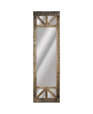 Crystal Art Gallery American Art Decor Rustic Wood Full Length Mirror In Brown