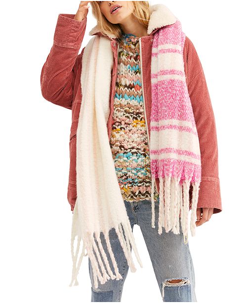 Free People Gemini Plaid Blanket Scarf Reviews Women Macy S