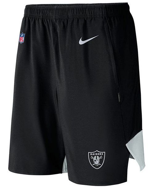 Nike Men S Oakland Raiders Player Practice Flex Shorts Reviews